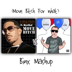 (Move Bitch For What) Ludacris Ft. Mystikal Vs DJ Snake Ft. Lil Jon (Binx Mashup)