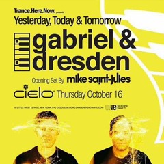 Gabriel & Dresden Live At Cielo, NYC 10 - 16 - 14