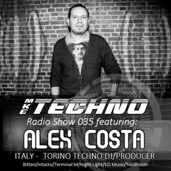 MKE TECHNO RADIO SHOW 035 Featuring ALEX COSTA On Method Radio 10 20 2014