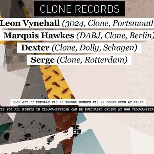 Serge Clone @TrouwAmsterdam - Verdieping ADE 2014