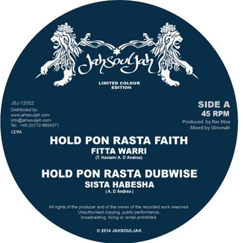 FITTA WARRI - HOLD PON RASTA FAITH  //  SISTA HABESHA - HOLD PON RASTA DUBWISE