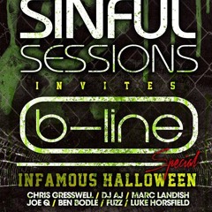 SINFUL vs B-LINE @ TOKYO / SAT 1ST NOV / HALLOWEEN SPECIAL - Mixed by Luke Horsfield