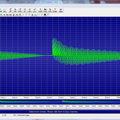 VitaSynth - SAW 220 Hz * SAW 1Hz in digital VCA