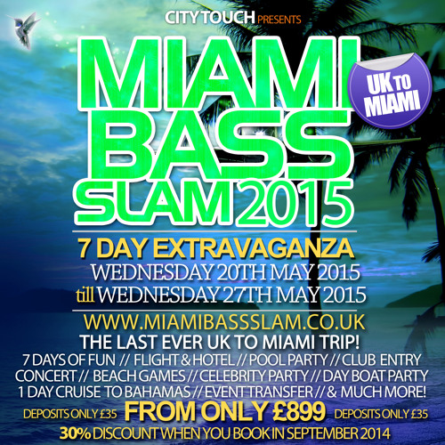 Stream Miami Bass Slam 2015 - New Hip Hop & RnB Playlist Mix! by Live LinQ  Sound | Listen online for free on SoundCloud