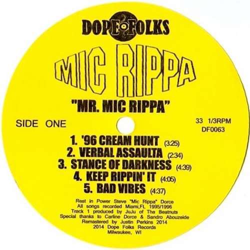 Mic Rippa -  96' Cream Hunt