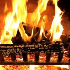 Rammen En Beuken In Het Haardvuur