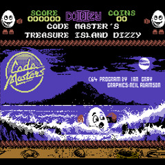 Treasure Island Dizzy (Matt Gray C64 game cover)