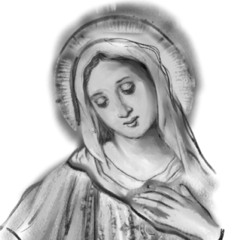 السلام لكِ ايتها العذراء