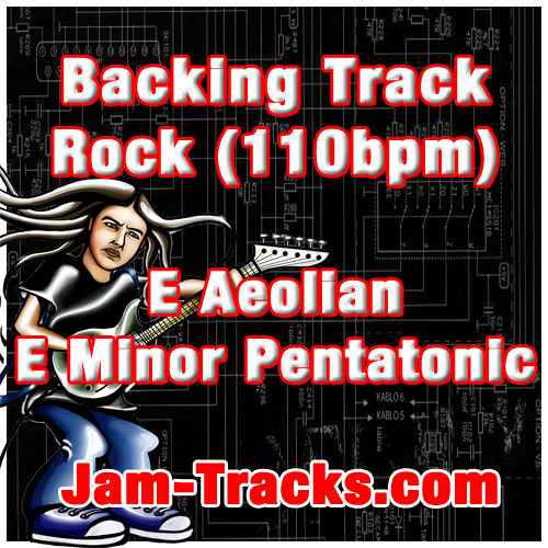 Stream E Aeolian/E Minor Pentatonic-Rock Backing Track (110bpm) by ...