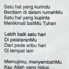 DEMO Satu Hal Yang Kurindu cover by Francisca