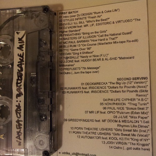 Waxfactor - Battlecake Mix Vol 1 (side B)