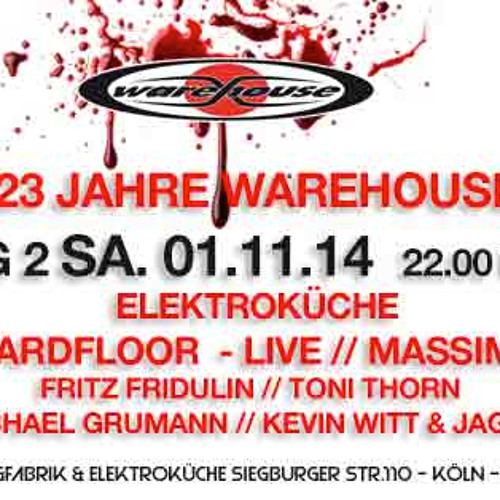 Toni Thorn  @ WAREHOUSE - Elektroküche Köln 01.11.2014