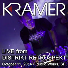 DJ Kramer - Live @ DISTRIKT RETROSPEKT (with Crowd) - October 11, 2014
