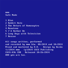 mmm - long days with television [from "Safe Mode" CGCG-036]