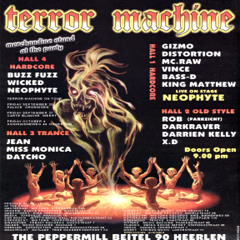 Lady Dana & Distortion, Reanimator & Mc Raw @ Terror Machine Peppermill '96