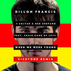 Dillon Francis & Sultan + Ned Shepard + The Chain Gang Of 1974 - When We Were Young (Vicetone Remix)