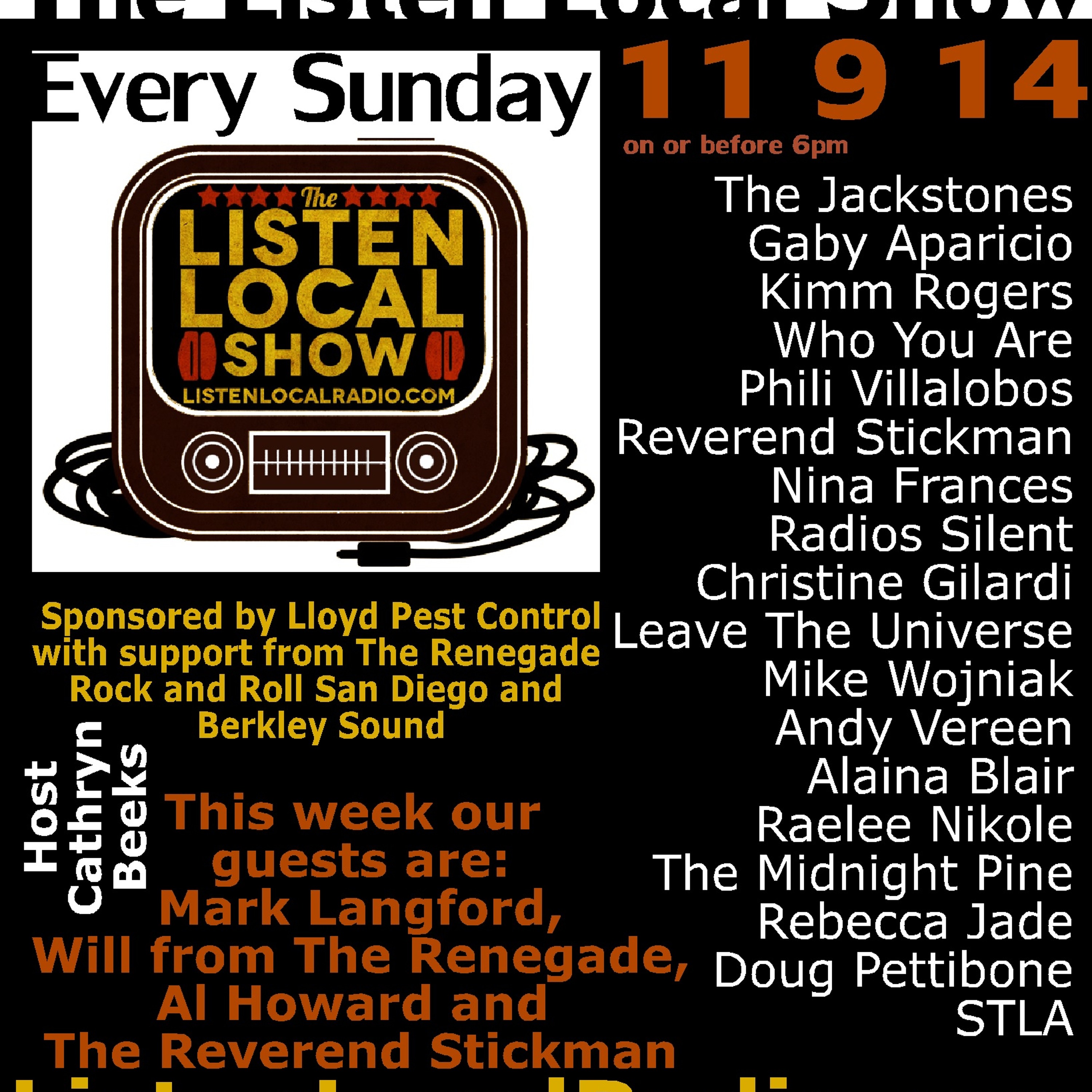 The Listen Local Show 11 9 14 episode artwork