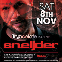 Sneijder LIVE @ Trancelate, Glasgow