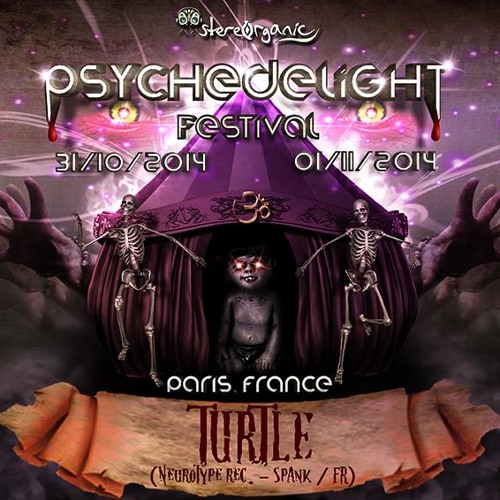 Turtle - Tekno Dark Mix @ Psychedelight Festival 01_11_14