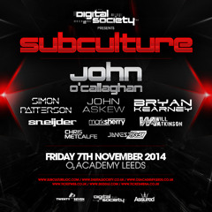 Mark Sherry LIVE @ Subculture, Digital Society (Leeds) 07.11.14