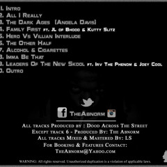 The Abnorm - Family First feat. JL of BHood & Kutty Slitz