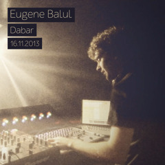 Eugene Balul at Dabar 16 November 2013