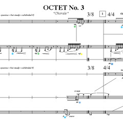 from OCTET PROJECT, "Chorale," w/ solo clarinet, performance model