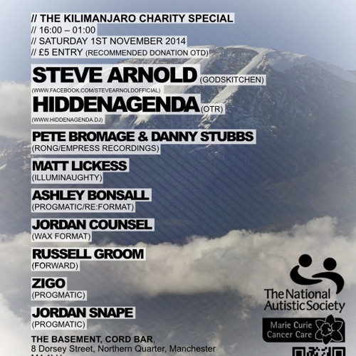 Progmatic LIVE - Ashley Bonsall @ Kilimanjaro Charity Special (1.11.14)