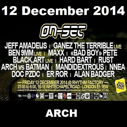 ON-SET London 12/12/14 Promo Mix – ARCH