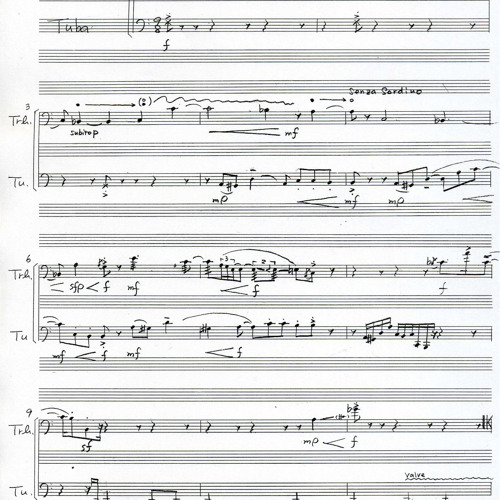 Three Effects for Trumbone and Tuba (2003)
