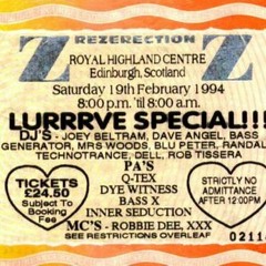 Bass Generator @ Rezerection The Lurrrve Special (Studio Mix)1994