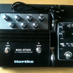 Treasure Bass B3k Hartke With Ampeg Cab 1x15 + 4x10