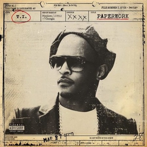 T.I Ft. Usher album paperwork - At Ya Own Risk Record