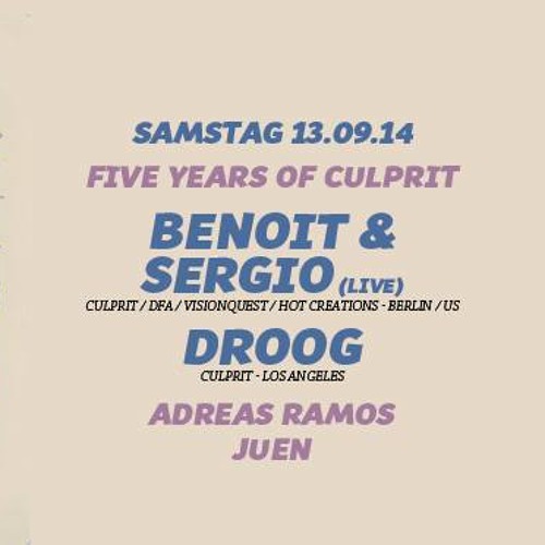 Droog @ Cafe Gold, Zurich (9/13/2014)