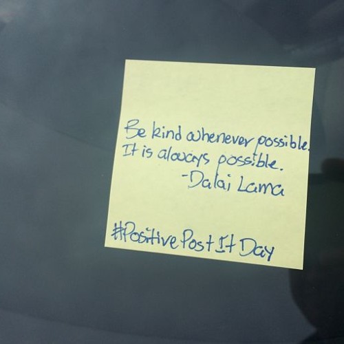 Positive Post It Day at IUPUI