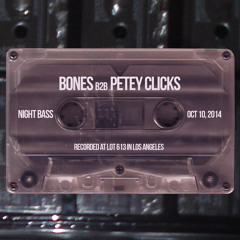 Bones & Petey Clicks Live @ Night Bass LA 10.10.2014