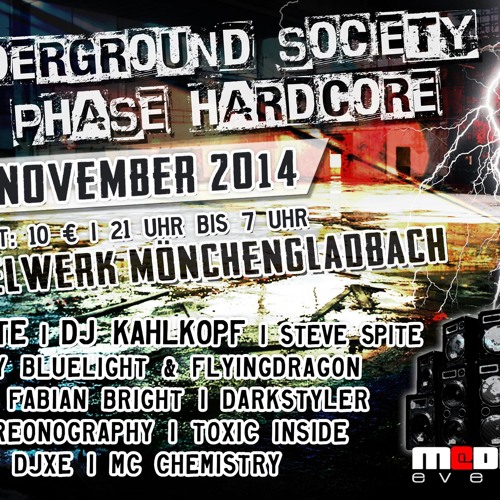 UNDERGROUND SOCIETY - Phase Hardcore Part 1 - WARM-UP MIX by ToXic Inside