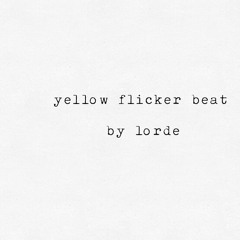 Yellow Flicker Beat - Lorde (cover)