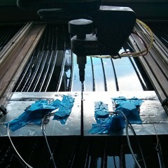 Cutting Sine Waves Apart with a Waterjet