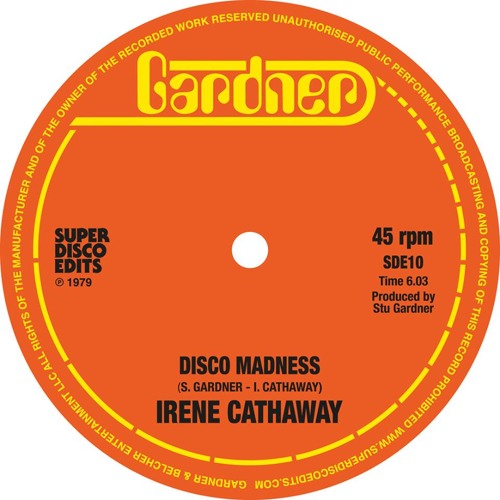 irene cathaway Disco Madness (previously un-issued disco)