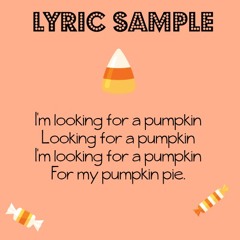 Pumpkin Pie  Fall Jam! Sample