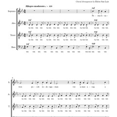 Pamulinawen (Ilocano Folk Song) arranged for SATB by Eldon San Luis