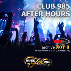 Club 985 After Hours Nov8