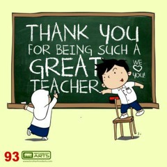 Terima kasih ku, Guru ku ❤