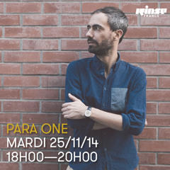 Para One On Rinse FR - 25/11/14