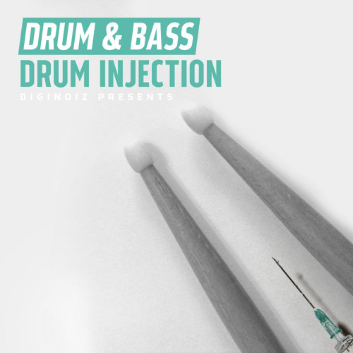 Stream Drum Injection Drum & Bass 132 WAV drum loops and 215 WAV drum one shots by