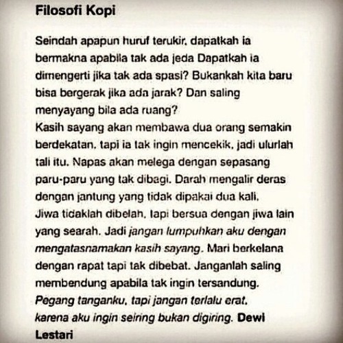 42+ Dee Lestari Filosofi Kopi Gif