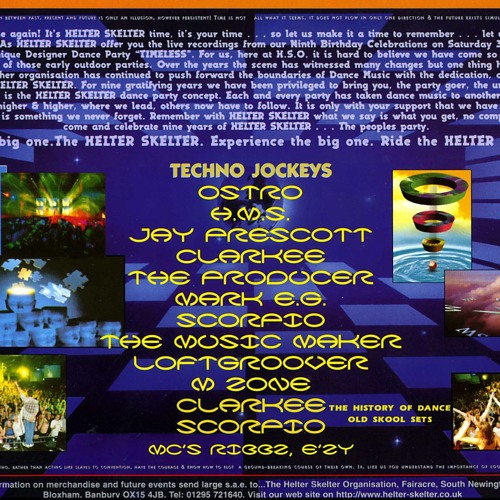 CLARKEE (OLD SKOOL SET-HELTER SKELTER - TIMELESS 1998 (TECHNODROME)