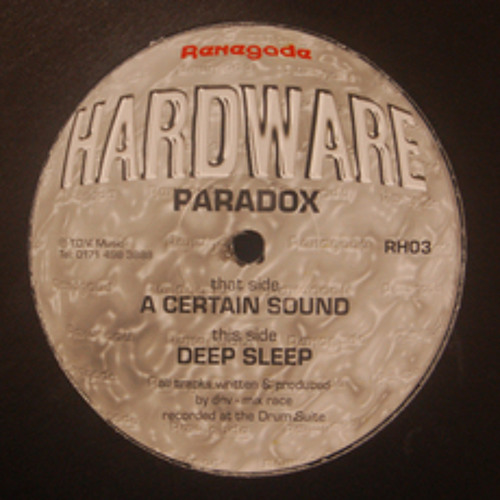 Dj Sickhead - Paradox - A Certain Sound (Uncertain Mix)