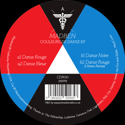 Madben - Couleurs de danse EP (Caduceus Records 010)